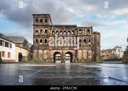 Porta Nigra - Trier, Deutschland Stockfoto