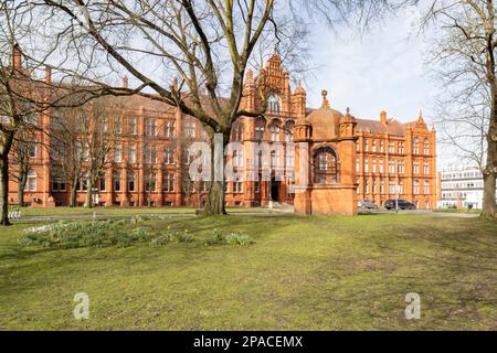 Salford, Manchester, großbritannien, 11. märz 2023 Peel Building, Salford Universität Stockfoto