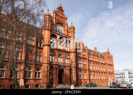 Salford, Manchester, großbritannien, 11. märz 2023 Peel Building, Salford Universität Stockfoto