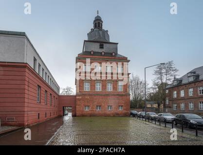 Roter Turm im Wahlpalast - Trier, Deutschland Stockfoto