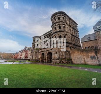 Porta Nigra - Trier, Deutschland Stockfoto