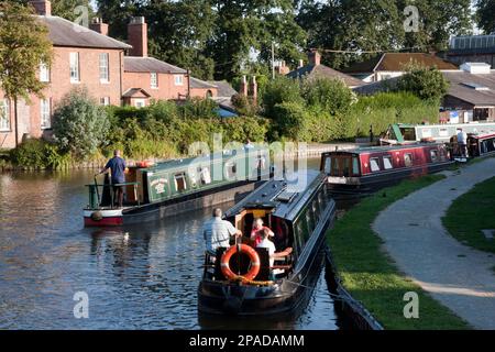 Shropshire Union Canal in Ellesmere, Shropshire Stockfoto