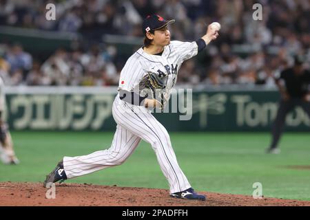 Tokio, Japan. 11. März 2023. Hiroya Miyagi (JPN) Baseball : 2023 World Baseball Classic First Round Pool B Spiel zwischen der Tschechischen Republik und Japan im Tokyo Dome in Tokio, Japan . Kredit: CTK Photo/AFLO/Alamy Live News Stockfoto