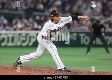 Tokio, Japan. 11. März 2023. Hiroya Miyagi (JPN) Baseball : 2023 World Baseball Classic First Round Pool B Spiel zwischen der Tschechischen Republik und Japan im Tokyo Dome in Tokio, Japan . Kredit: CTK Photo/AFLO/Alamy Live News Stockfoto