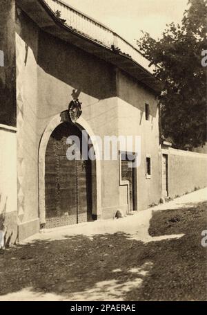 Viggiu' , Varese , Italien : birt-Platz des italienischen Bildhauers ENRICO BUTTI ( 1847 - 1932 ) - ARTS - ARTE - VISUAL ARTS - ARTI VISIVE - ARTI PLASTICHE - SCULTORE - SCULTURA - SKULPTUR - Casa natale ---- ARCHIVIO GBB Stockfoto