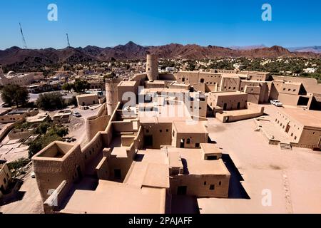 Im Inneren des UNESCO-Weltkulturerbes Bahla Fort, Bahla, Oman Stockfoto