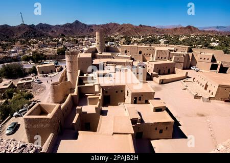 Im Inneren des UNESCO-Weltkulturerbes Bahla Fort, Bahla, Oman Stockfoto