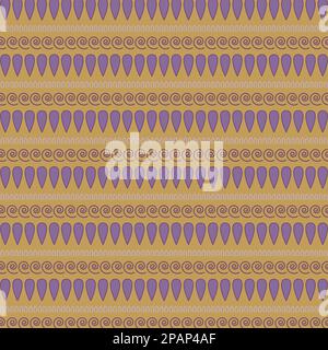 Farbenfrohe Aztekische Tribal Dekorative Ethnische Zierformen Rahmen Stockfoto