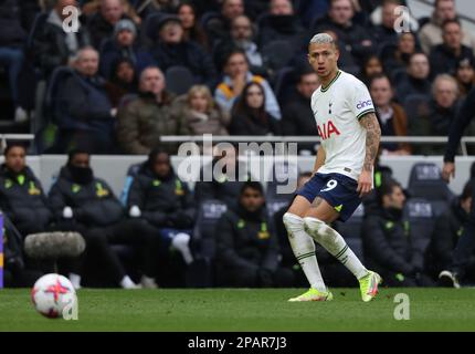 London, Großbritannien. 11. März 2023. Richarlison (TH) beim Spiel Tottenham Hotspur gegen Nottingham Forest EPL, im Tottenham Hotspur Stadium, London, Großbritannien, am 11. März 2023. Kredit: Paul Marriott/Alamy Live News Stockfoto