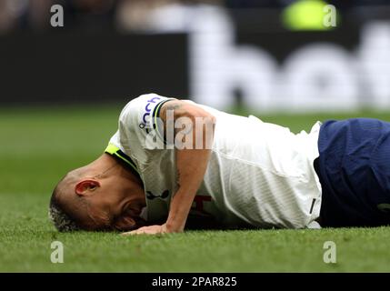 London, Großbritannien. 11. März 2023. Richarlison (TH) beim Spiel Tottenham Hotspur gegen Nottingham Forest EPL, im Tottenham Hotspur Stadium, London, Großbritannien, am 11. März 2023. Kredit: Paul Marriott/Alamy Live News Stockfoto