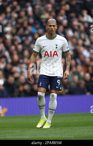 London, Großbritannien. 11. März 2023. Richarlison (TH) beim Spiel Tottenham Hotspur gegen Nottingham Forest EPL, im Tottenham Hotspur Stadium, London, Großbritannien, am 11. März 2023. Kredit: Paul Marriott/Alamy Live News Stockfoto