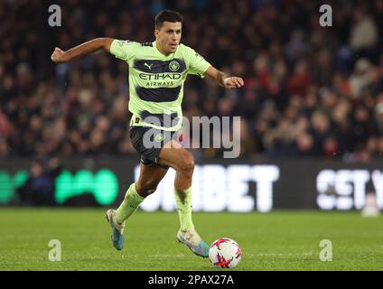 London, Großbritannien. 11. März 2023. Rodri von Manchester City während des Premier League-Spiels im Selhurst Park, London. Das Bild sollte lauten: Paul Terry/Sportimage Credit: Sportimage/Alamy Live News Stockfoto