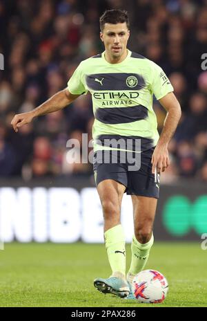 London, Großbritannien. 11. März 2023. Rodri von Manchester City während des Premier League-Spiels im Selhurst Park, London. Das Bild sollte lauten: Paul Terry/Sportimage Credit: Sportimage/Alamy Live News Stockfoto