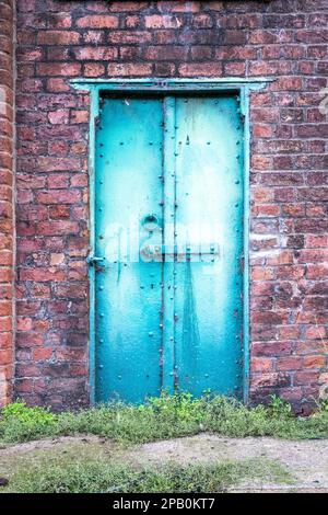 Laderampe zum Lagerhaus in Liverpool Dockland Stockfoto