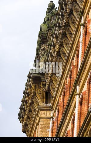 Architektonische Details, Grand Hote, Scarborough, North Yorkshire, England Stockfoto