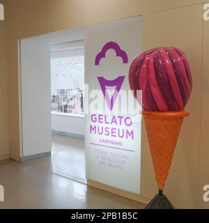 Bologna, Italien - 18. November 2022: Carpigiani Gelato Universität und Gelato Museum Stockfoto