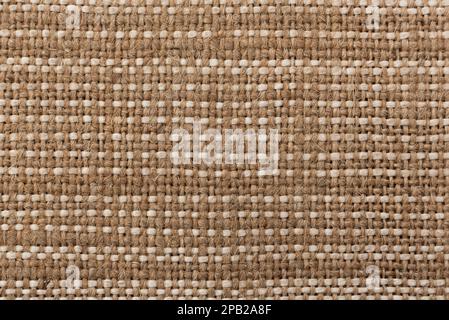 Nahaufnahme der Lampenstruktur. Hintergrund aus Leinengewebe. Leinwand Stockfoto