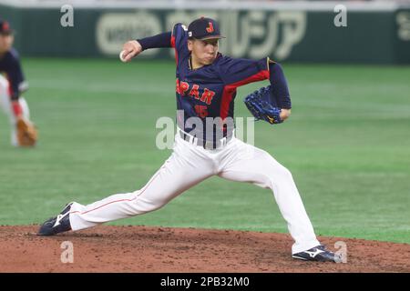 Tokio, Japan. 12. März 2023. Taisei (JPN) Baseball : 2023 World Baseball Classic First Round Pool B Spiel zwischen Japan und Australien im Tokyo Dome in Tokio, Japan . Kredit: CTK Photo/AFLO/Alamy Live News Stockfoto