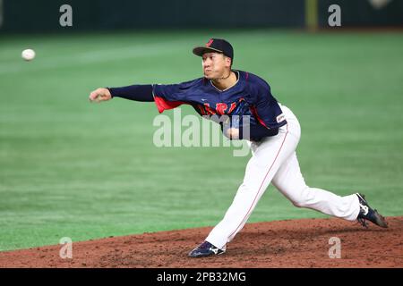 Tokio, Japan. 12. März 2023. Taisei (JPN) Baseball : 2023 World Baseball Classic First Round Pool B Spiel zwischen Japan und Australien im Tokyo Dome in Tokio, Japan . Kredit: CTK Photo/AFLO/Alamy Live News Stockfoto