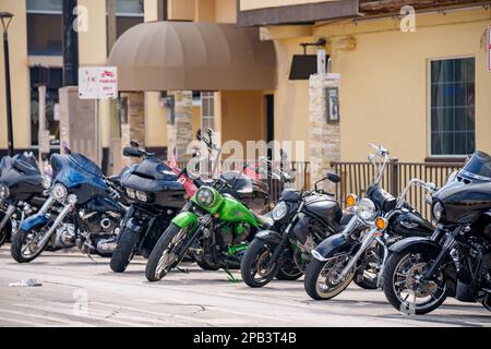 Daytona, FL, USA - 10. März 20223: Daytona Beach FL Bike Week Spring Break jährliche Motorrad-Versammlung Stockfoto