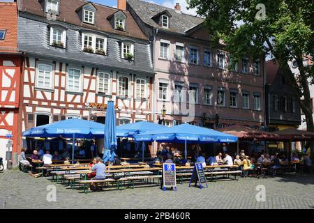 Höchster Schlossplatz, Höchst Altstadt, Frankfurt-Höchst, Frankfurt, Höchst, Deutschland, Europa Stockfoto