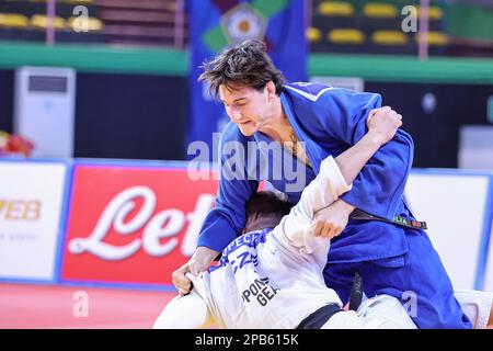 Rom, Italien. 12. März 2023. Leonardo Casaglia (Italien) Kategorie -81kg während European Open (day2), Judo in Rom, Italien, März 12 2023 Kredit: Independent Photo Agency/Alamy Live News Stockfoto
