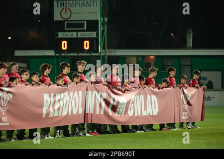 Monigo Stadium, Treviso, Italien, 10. März 2023, Wales im Jahr U20 – Italien gegen Wales – Rugby Six Nations-Spiel Stockfoto