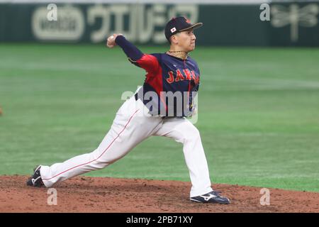 Tokio, Japan. 12. März 2023. Taisei (JPN) Baseball : 2023 World Baseball Classic First Round Pool B Spiel zwischen Japan und Australien im Tokyo Dome in Tokio, Japan . Kredit: CTK Photo/AFLO/Alamy Live News Stockfoto