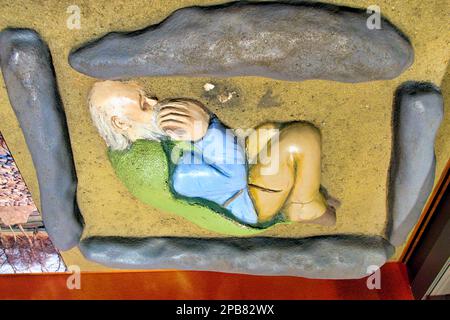 glasgow Museum und Kunstgalerien stellen eine zistische Grabstellung dar Stockfoto