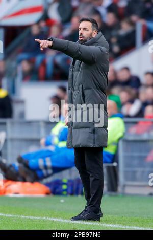 12-03-2023: Sport: PSV gegen Cambuur EINDHOVEN, NIEDERLANDE - MÄRZ 12: Cheftrainer Ruud van Nistelrooij (PSV Eindhoven) während des Spiels Eredivisie PSV E. Stockfoto