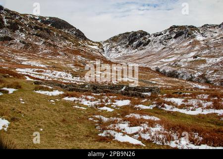 Römische Fort Ruinen am Hardknott Pass, Lake District National Park, Cumbria, Großbritannien Stockfoto