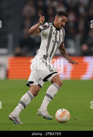 Turin, Italien, 9. März 2023. Danilo von Juventus während des Spiels der UEFA Europa League im Allianz-Stadion in Turin. Der Bildausdruck sollte lauten: Jonathan Moscrop/Sportimage Stockfoto