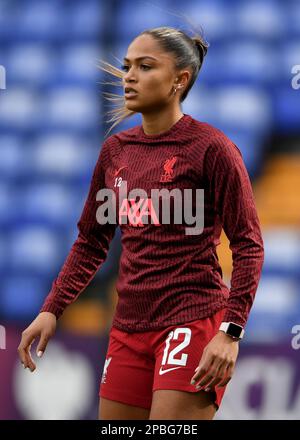 Birkenhead, Großbritannien. 12. März 2023. Taylor Hinds aus Liverpool während des FA Women's Super League-Spiels im Prenton Park, Birkenhead. Der Bildausdruck sollte lauten: Gary Oakley/Sportimage Credit: Sportimage/Alamy Live News Stockfoto