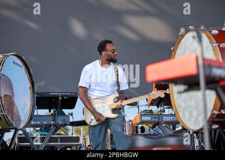 Miami Gardens, Florida, USA. 12. März 2023 Zweite Etappe: Lavie während des Jazz in the Gardens Music Festival im Hard Rock Stadium in Miami Gardens, FL. Kredit: Yaroslav Sabitov/Yes Market Media/Alamy Live News Stockfoto