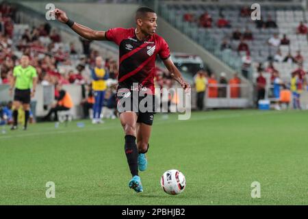 Curitiba, Brasilien. 12. März 2023. PR - Curitiba - 03/12/2023 - PARANAENSE 2023, ATHLETICO-PR X SAO JOSEENSE - Madson-Spieler von Athletico-PR während eines Spiels gegen Sao Joseense in der Arena da Baixada für die Paranaense Championship 2023. Foto: Robson Mafra/AGIF/Sipa USA Guthaben: SIPA USA/Alamy Live News Stockfoto