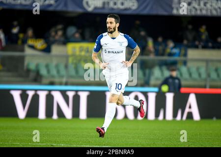 Marcantonio Bentegodi Stadium, Verona, Italien, 06. Februar 2023, Luis Alberto von Latium beim Hellas Verona FC gegen SS Lazio (Porträtarchiv Stockfoto