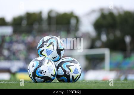 Allgemeine Ansicht, 12. MÄRZ 2023 - Fußball / Fußball : 2023 J1. Ligaspiel zwischen Shonan Bellmare 0-2 Kyoto Sanga F.C. im Lemongas Stadium Hiratsuka, Kanagawa, Japan. (Foto: Naoki Morita/AFLO SPORT) Stockfoto