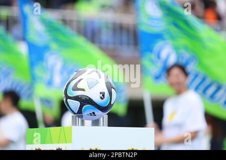 Allgemeine Ansicht, 12. MÄRZ 2023 - Fußball / Fußball : 2023 J1. Ligaspiel zwischen Shonan Bellmare 0-2 Kyoto Sanga F.C. im Lemongas Stadium Hiratsuka, Kanagawa, Japan. (Foto: Naoki Morita/AFLO SPORT) Stockfoto