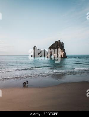 Die außerirdischen Archway-Inseln in Neuseeland Stockfoto