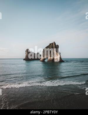 Die außerirdischen Archway-Inseln in Neuseeland Stockfoto