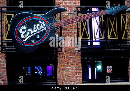 Erics Music Venue, Mathew Street, Liverpool, England Stockfoto