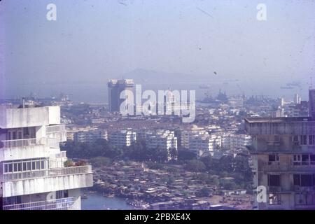 Arial View in Mumbai City, Maharashtra, Indien Stockfoto