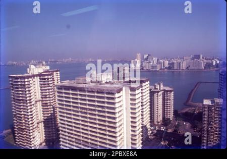 Arial View in Mumbai City, Maharashtra, Indien Stockfoto