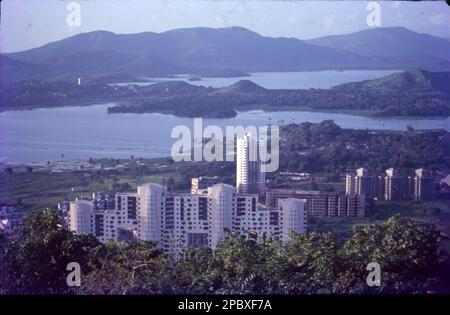 Arial View in Mumbai City, Maharashtra, Indien Stockfoto