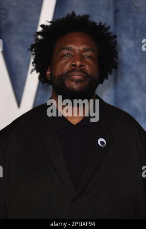 Beverly Hills, USA. 13. März 2023. Questlove nimmt am 12. März 2023 an der Vanity Fair Oscar Party 2023 im Wallis Annenberg Center for the Performing Arts in Beverly Hills, Kalifornien, Teil. Foto: Crash/imageSPACE/Sipa USA Kredit: SIPA USA/Alamy Live News Stockfoto