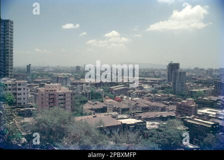 Arial View in Mumbai City, Maharashtra, Indien Stockfoto