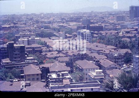 Arial View in Mumbai City, Maharashtra, Indien Stockfoto