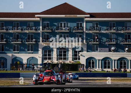 Sebring, Florida, USA - 13/03/2023, 31 GELAEL Sean (idn), HABSBURG-LOTHRINGEN Ferdinand (aut), FRIJNS Robin (nld), Team WRT, Oreca 07 - Gibson, Action während des Prologs der FIA World Endurance Championship 2023, vom 11. Bis 12. März 2023 auf dem Sebring International Raceway, Florida USA - Photo Julien Delfosse / DPPI Stockfoto