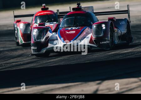 Sebring, Florida, USA - 13/03/2023, 10 CULLEN Ryan (gar), KAISER Matthias (Lie), AUBRY Gabriel (Fra), Vector Sport, Oreca 07 - Gibson, Action während des Prologs der FIA World Endurance Championship 2023, vom 11. Bis 12. März 2023 auf dem Sebring International Raceway in Sebring, Florida USA – Photo Thomas Fenêtre / DPPI Stockfoto