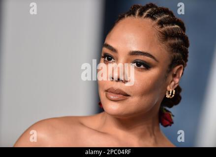 Los Angeles, USA. 13. März 2023. Tessa Thompson kommt am 12. März 2023 zur Vanity Fair Oscar Party in Los Angeles, Kalifornien. © Lisa OConnor/AFF-USA.com Kredit: AFF/Alamy Live News Stockfoto